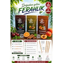 Mucize Aromalı Kürdan 3"lü Doypak Set Kiraz-mentol/portakal-tarçın/şeftali-buzlu Cay