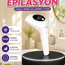 Hasuba Hs-262 Ipl Epilasyon Cihazı 999999 Atım, 5 Enerji Seviyesi, Lcd Ekran