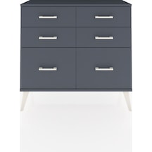 Arges Şifonyer 6 Çekmeceli 88x30x80 Aytaşı-antrasit Antrasit