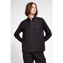 Lescon Kadın Antrenman Fermuarlı Sweatshirt 25b-2062 Siyah