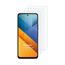 Xiaomi Poco M6 5g Screen Protector Nano Glass Cam Ekran Koruyucu 3 Lü Paket Poco M6 5g İle Uyumlu Ekran Koruyucu - Şeffaf