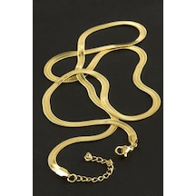 Ilkeshop İtalyan Zincir Çelik Kolye 60 Cm-sarı Çok renkli