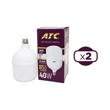 Atc Led Bulb Ampul 40 W Beyaz Işık 2 Li