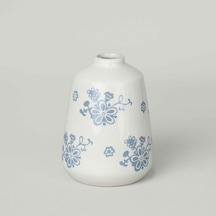 Linens Floral Vazo 11x15 Cm Ekru Beyaz Çok Renkli
