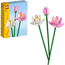 LEGO® Botanicals Lotus Çiçekleri 40647 – 8 Yas ve Üzeri Çocuklar için 2 Çiçek ve 1 Tomurcuk Içeren Oyuncak Yapim Seti (220 Parça)