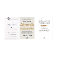 Outlıers + Atomık Alıskanlıklar + Hızlı Ve Yavas Dusunme 3 Set