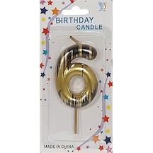 Mum Rakam Altın Siyah 6