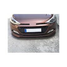 Hyundai İ20 Uyumlu Ön Lip Tampon Eki Body Kit Yumuşak Mat Siyah Kırılmaz