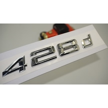 Bmw 428D Bagaj Krom Metal 3M 3D Yazı Logo