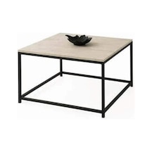 1639 Buket Sidon Orta Sehpa Modern Ahşap Tasarım, 80x80x45 Cm Çok Renkli