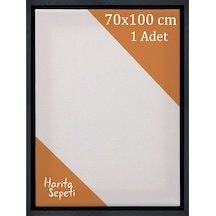 Siyah Çerçeveli Tuval 70 x 100 CM Yatay & Dikey Profesyonel %100 Pamuk Boş Tablo