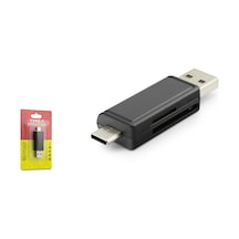 Hadron HDX7026 USB A Type-C Kart Okuyucu