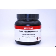 Zag Kimya Sitrik Asit Monohidrat %98 Food Grade 1 KG