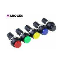 Ic-185 12Mm Anahtarlı Push Buton Pbs-11A Kırmızı