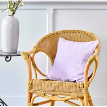 Karaca Home Levin Lila Düz İç Dolgulu Kırlent 45 45 Cm Şık Ve Yumuşak Dekoratif Yastık Lila