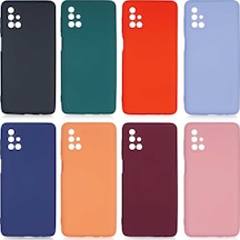 Samsung Uyumlu Galaxy M51 Kilif Kamera Korumali Içi Kadife Silikon 0,3Mm 463940635