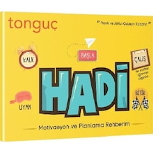 Tonguç Hadi Motivasyon Ve Planlama Rehberim 9786254221033