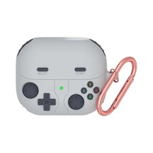 Nanospace Galaxy Buds3 - Galaxy Buds3 Pro İle Uyumlu Kılıf Game Figürlü Silikon Kılıf Beyaz