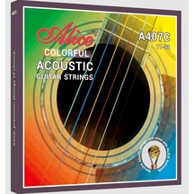 Alice A407c-sl Renkli Akustik Gitar Teli 11-52 Sahne Şovları