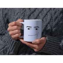 Roblox Yüz Temalı Bardak Kupa Cup Mug Beyaz
