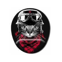 En Çok Satılan Motorcu Kedi Bilek Destekli Mouse Pad Mousepad