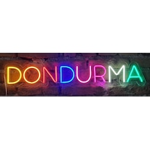 Dondurma Yazılı Neon Ledli Duvar Aydınlatması
