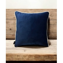 Kırlent Kadife Kumaş 45x45 Cm Kırlent Lacivert