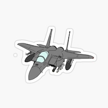 Jet Savaş Uçağı Araba Leptop Için Sticker Yapıştırması 20Cm A1