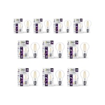 7w E27 Filament Led Ampul - Dim Edilebilir Df60 10 Adet