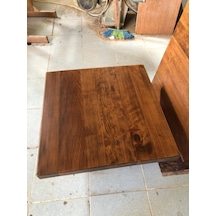 Kütük Cafe Masası Üstü Tablası 60 X 60 Cm Çok Renkli