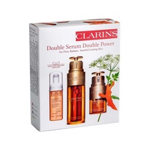 Clarins Double Serum 50 ML + Double Eye Serum 20 ML + Gentle Foaming Cleansing Foam 50 ML