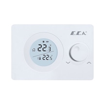 E.C.A. Poly Pure 100 W Kablosuz Oda Termostatı Beyaz
