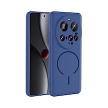 Xiaomi 15 Ultra Kılıf Magsafe Destekli Kamera Korumalı Yumuşak Silikon Celikaksesuar Lacivert