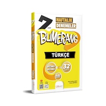 Günay Yayınları Güncel 7. Sınıf Türkçe Bumerang Haftalık Denemeler
