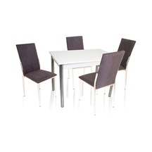 Beymobilya Akasya Gözde Mutfak Masa Takımı (Kumaş)