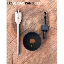 Fıt Panç Seti 3 Parça Ahşap Buat Kartonpiyer Alçıpan Panç Set