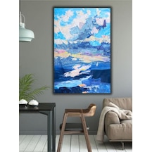 Yağlı Boya Tablo %100 El Yapımı 75cmx104cm Manzara Soyut
