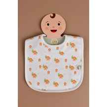 E&f Store Sıvı Geçirmez Mama Önlüğü - Aslan Çok Renkli