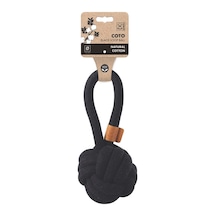 M-pets Coto Black Loop Ball 11cm Çekmeli Örgü Top Oyuncak