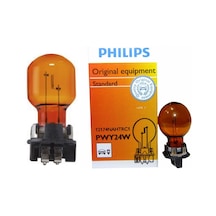 Philips Uyumlu 12v Sinyal Ampulü Turuncu Soket Pwy24w 12182htrc1 amber