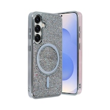 Joko Samsung Samsung Uyumlu Galaxy S25 Helen Magsafe Kapak - Rainbow