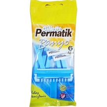 Gillette Permatik Banyo Tıraş Bıçağı 6'lı