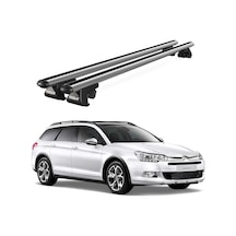 Venüs Citroen C5 Station Wagon 2008 Ve Sonrası Uyumlu Gri Ara Atkı Port Bagaj Tavan Barı