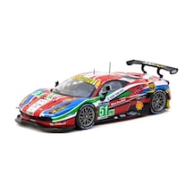 1/64 Model Araç 488 Gte 24h Of Le Mans Çok Renkli