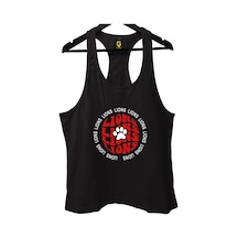 Top Glory Lions Siyah Gym Fitness Tank Top Sporcu Atleti