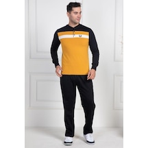 Mecit Pijama Mecit 2763 Erkek Sarı Pamuklu Büyük Beden Uzun Kol Pijama Takımı Mecit Pijama Mecit 2763 Erkek Sarı Pamuklu Büyük Beden Uzun Kol Pijama Takımı