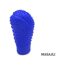 Gmax Mavi Oval Silikon Vites Topuzu Kılıfı