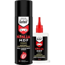 Selsil Ninja Hızlı Yapıştırıcı 400 Ml + 100 Gr Yapıştırıcı Ve Aktivatör Set 290 ML