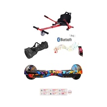 Citymate Elektrikli Kaykay Hoverboard Akıllı Denge 6.5 Inch + Hoverkart + Çanta Extrem Paket D26
