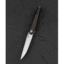 Bestech Spear Phısher Bt2405d Titanyum+ Yağlı Karbon Fiber Sap M390 Kamp Çakı Çok Renkli